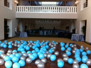 Dance floor balloons