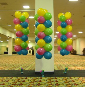 balloon column - floating