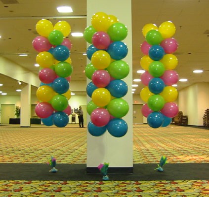 balloon column - floating