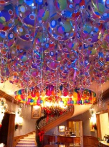 ceiling-dance floor balloon flood